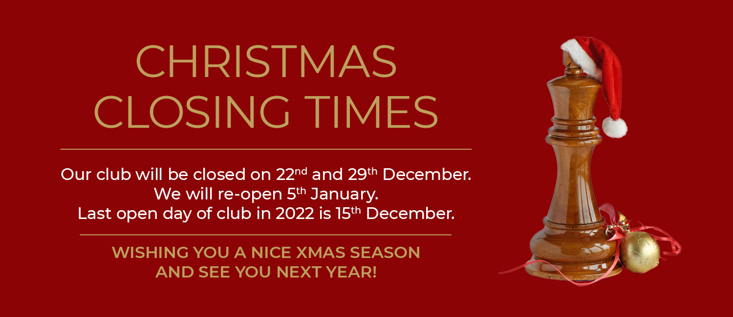 2022 - Christmas Closing Times